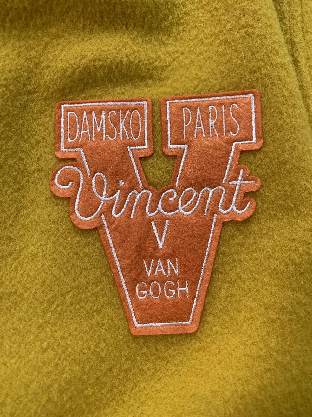 Noah Light Jackets Noah × Palace × Stussy Varsity Jacket - Ceizer x Van Gogh Museum Yellow