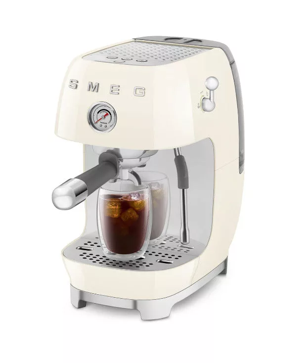 SMEG Espresso and Cold Brew Machine Cream