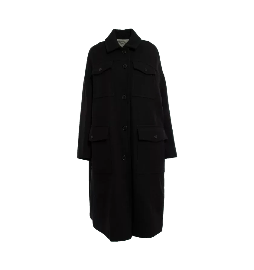 Dries Van Noten Coats Dries Van Noten o1h1sh10624 Coat in Black
