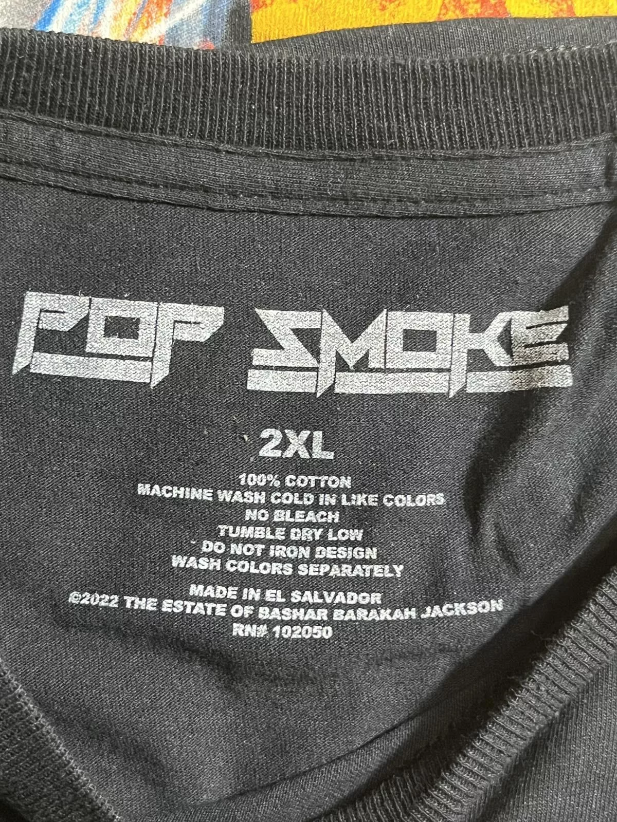 Designer Short Sleeve T Shirts Designer Pop Smoke Shirt Cannot Say Pop And Forget The Smoke T-shirt Black