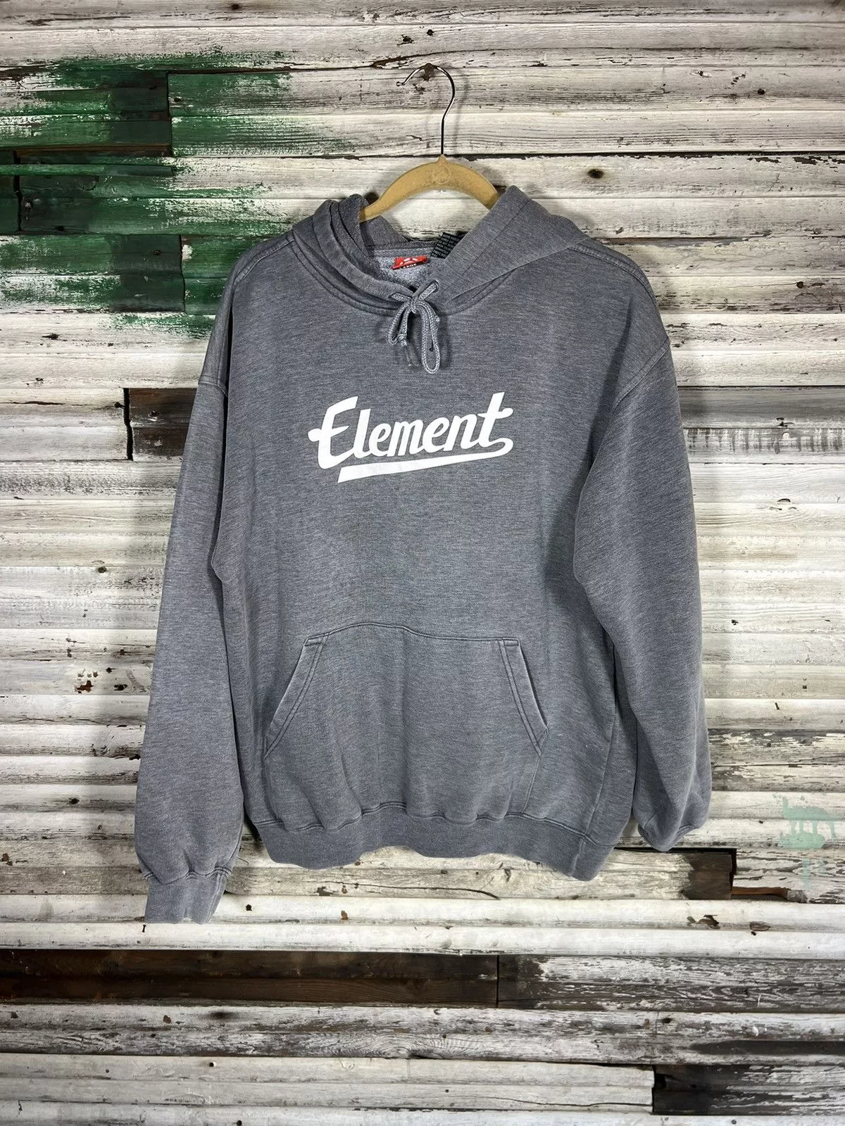 Element Sweatshirts Hoodies Vintage element Skateboarding hoodie Gray Streetwear