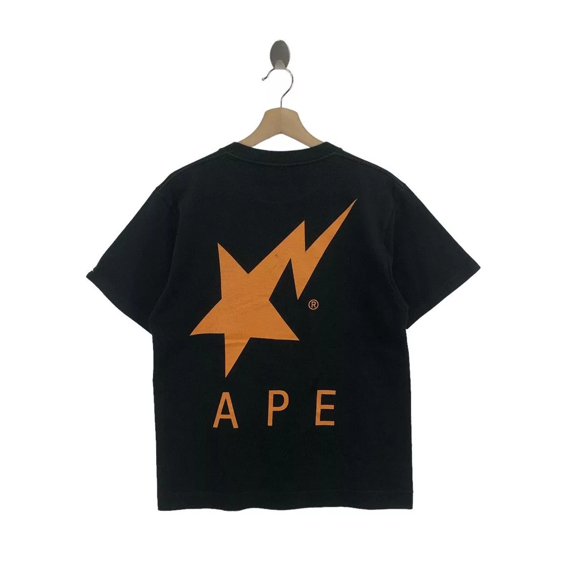 Bape Short Sleeve T Shirts Bape × Vintage BAPE STA TEE Black