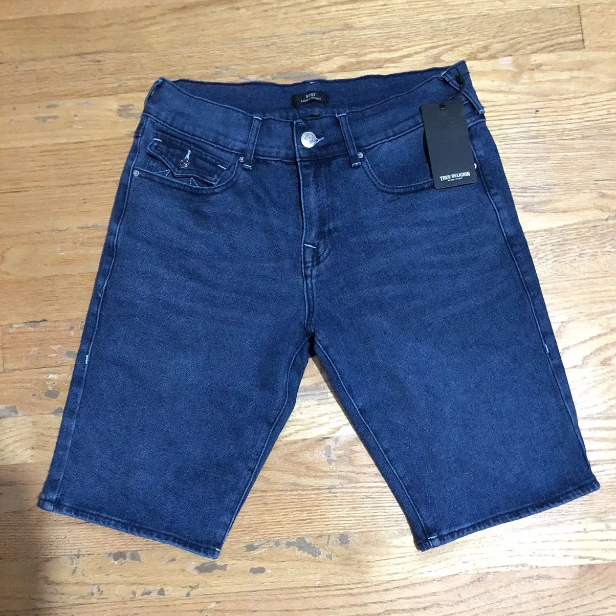 True Religion Shorts TRUE RELIGION RICKY FLAP DENIM SHORT Blue