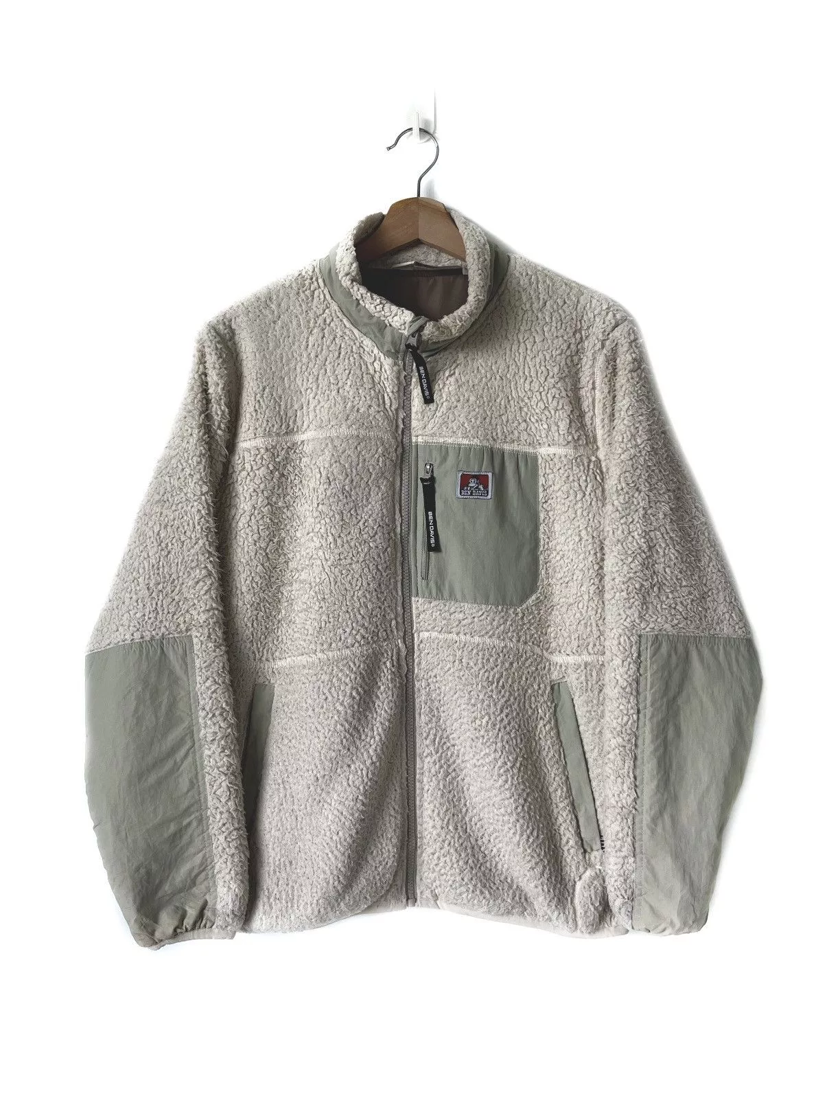 Ben Davis Light Jackets Ben Davis × Vintage Ben Davis Deep Pile Fleece Jacket Brown Streetwear