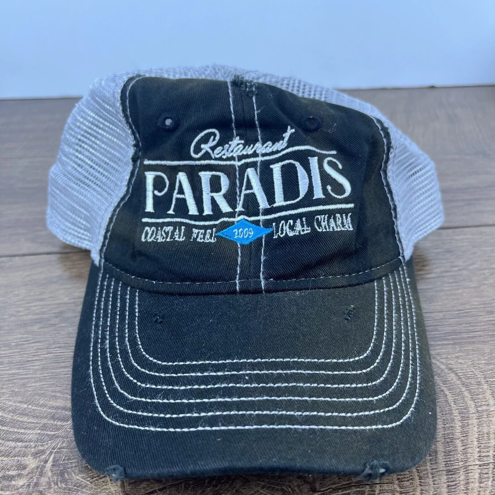 Other Hats Other Paradis Hat Restaurant Costal Hat Adjustable Hat Black Hat A