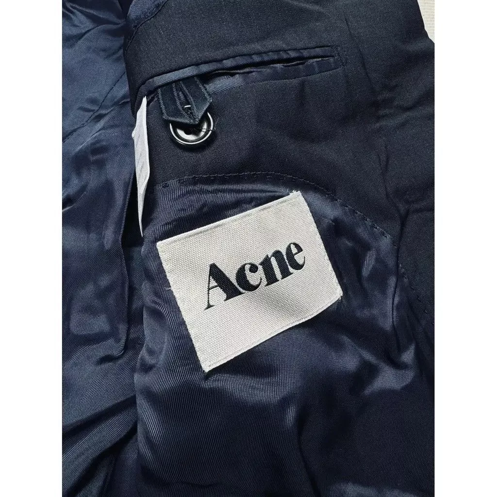 Acne Studios Heavy Coats Acne Studios Acne Suit Jacket Navy Size 52 fit L Blue