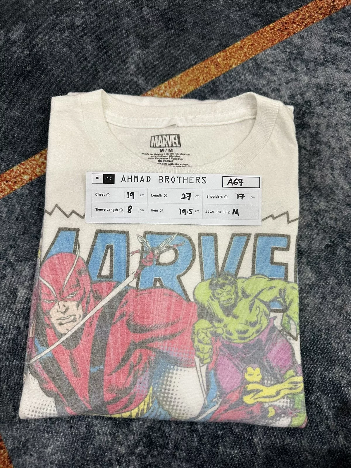 Anime Short Sleeve T Shirts Anime × Marvel Comics Y2k Marvel Comics Printed Tshirt A67 White