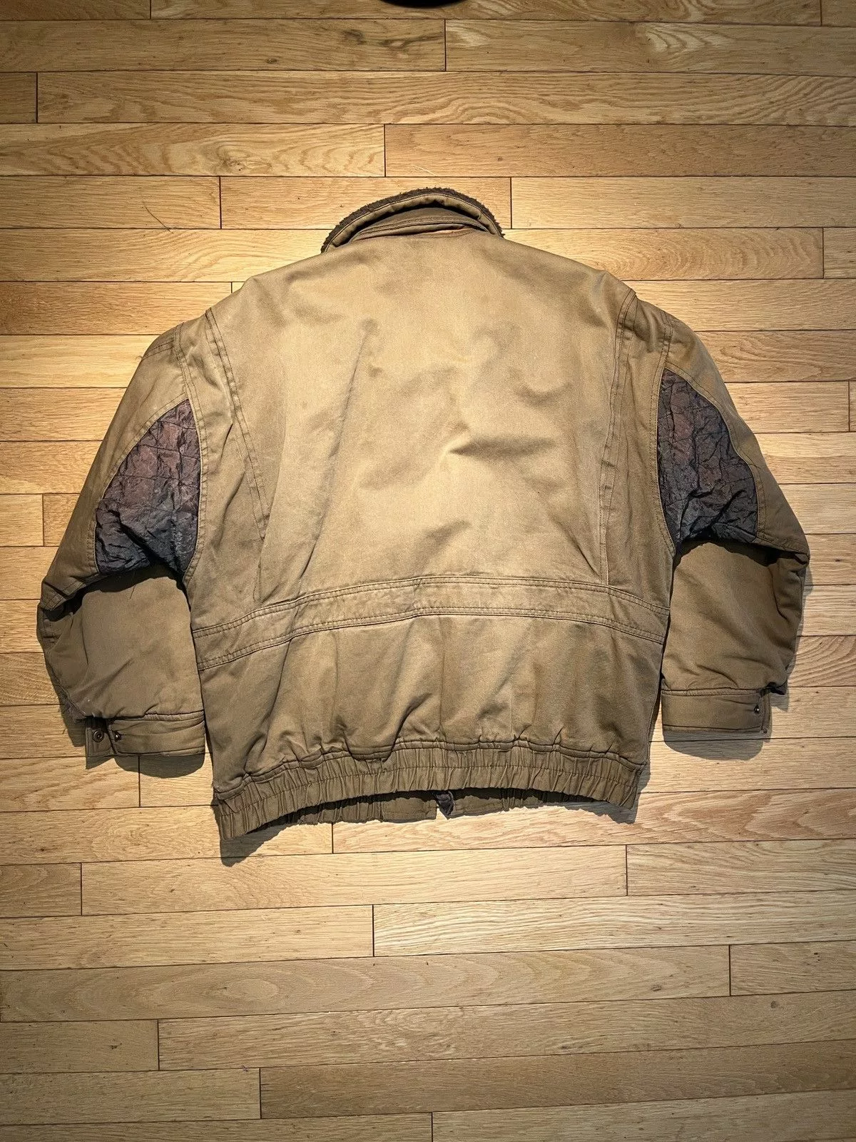 Vintage Bombers Vintage 90s Flight jacket / Bomber Beige