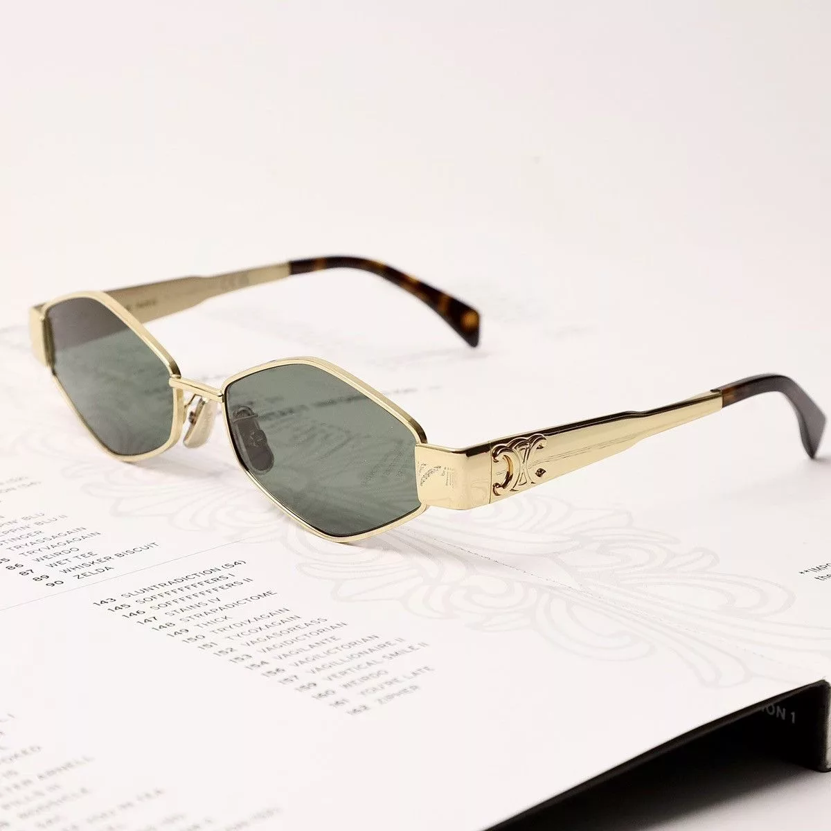 Celine Sunglasses CELINE CL40254U SUNGLASSES Gold