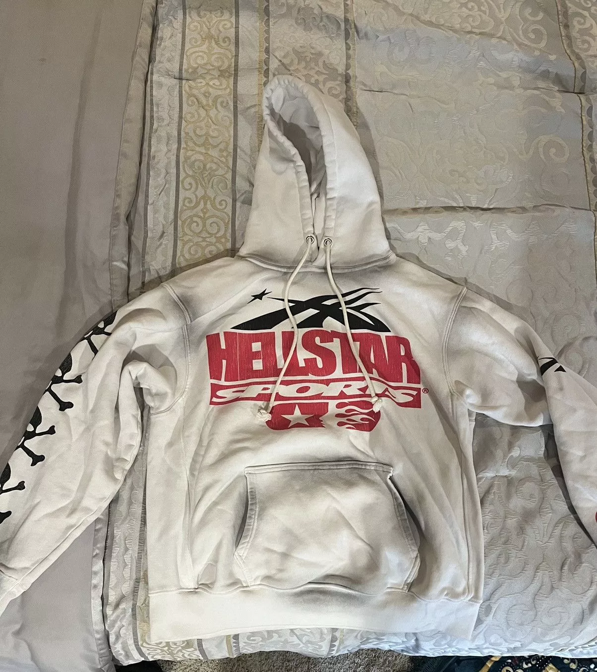 HELLSTAR Sweatshirts Hoodies Hellstar If You Don’t Like Us Beat Us Hoodie White