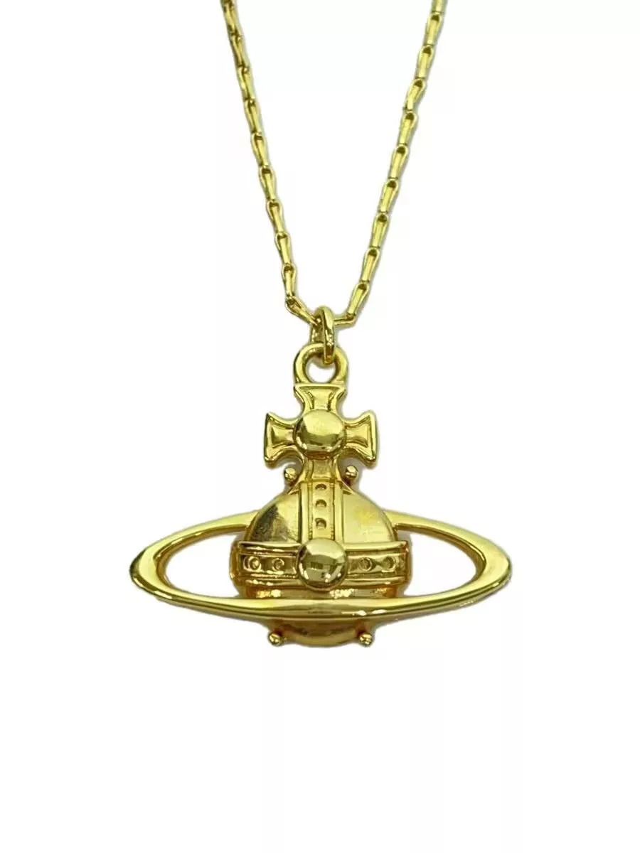 Vintage Jewelry Watches Vintage Double Sided Orb Necklace Gold