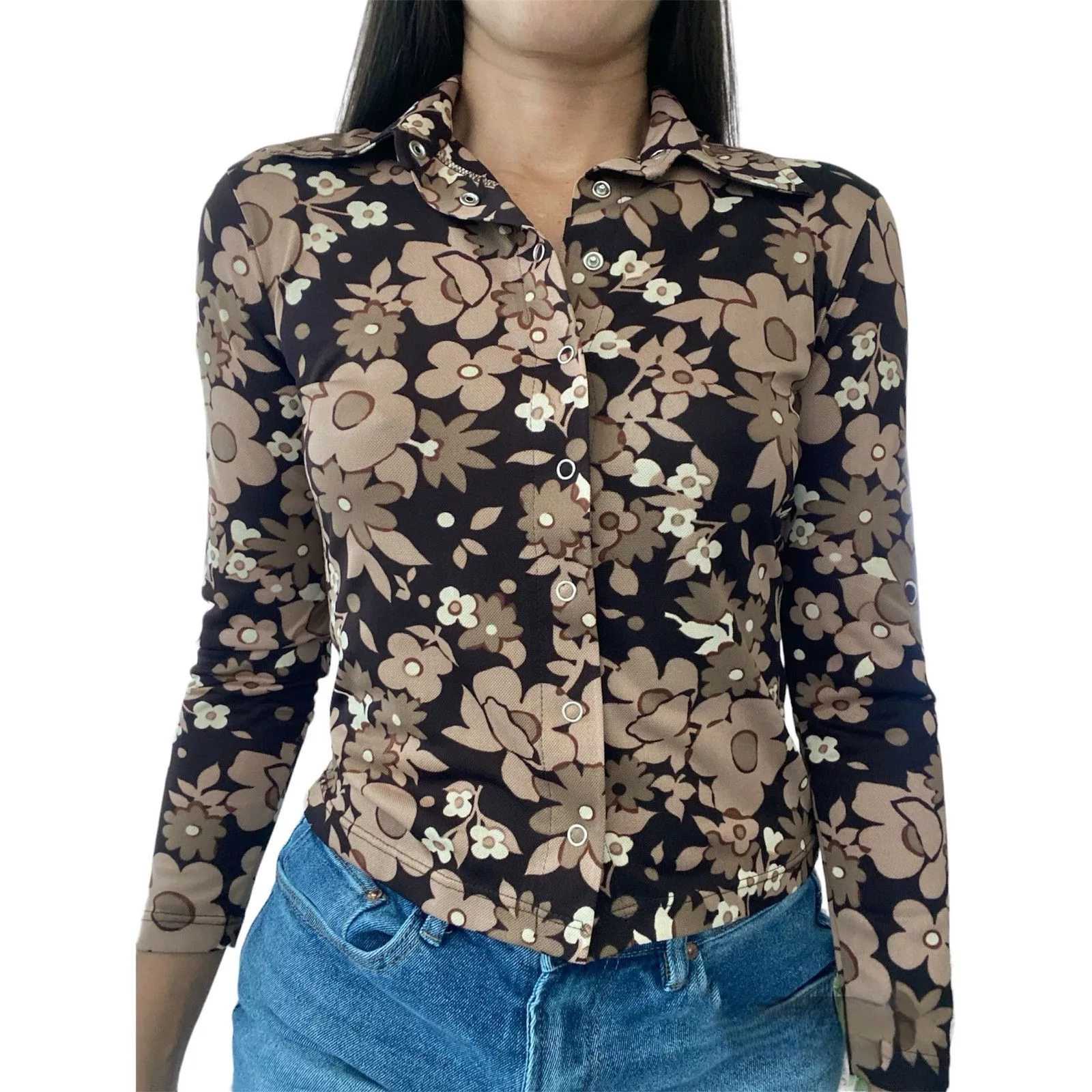 NBDN Nobrandedon Blouses NBDN Nobrandedon RAMPAGE TOP | S Brown