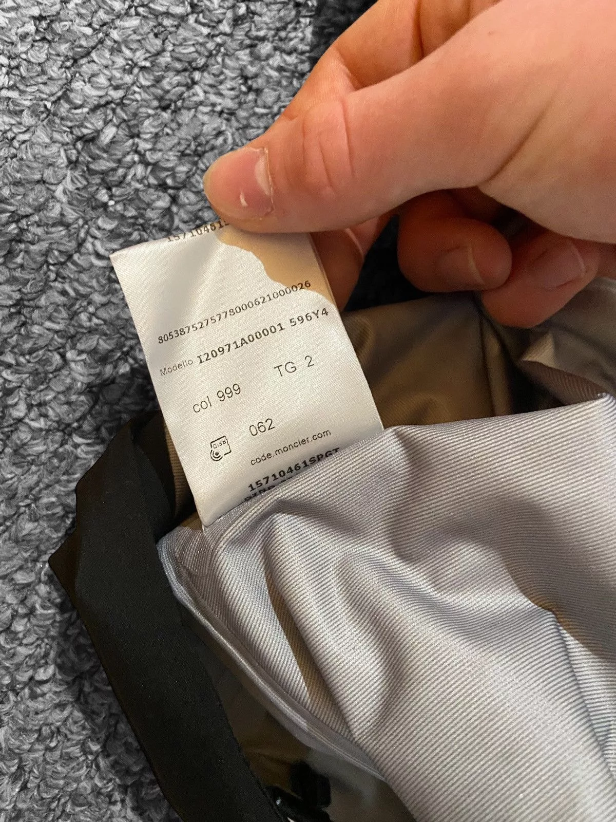 Moncler Light Jackets Moncler Gortex Windbreaker Black