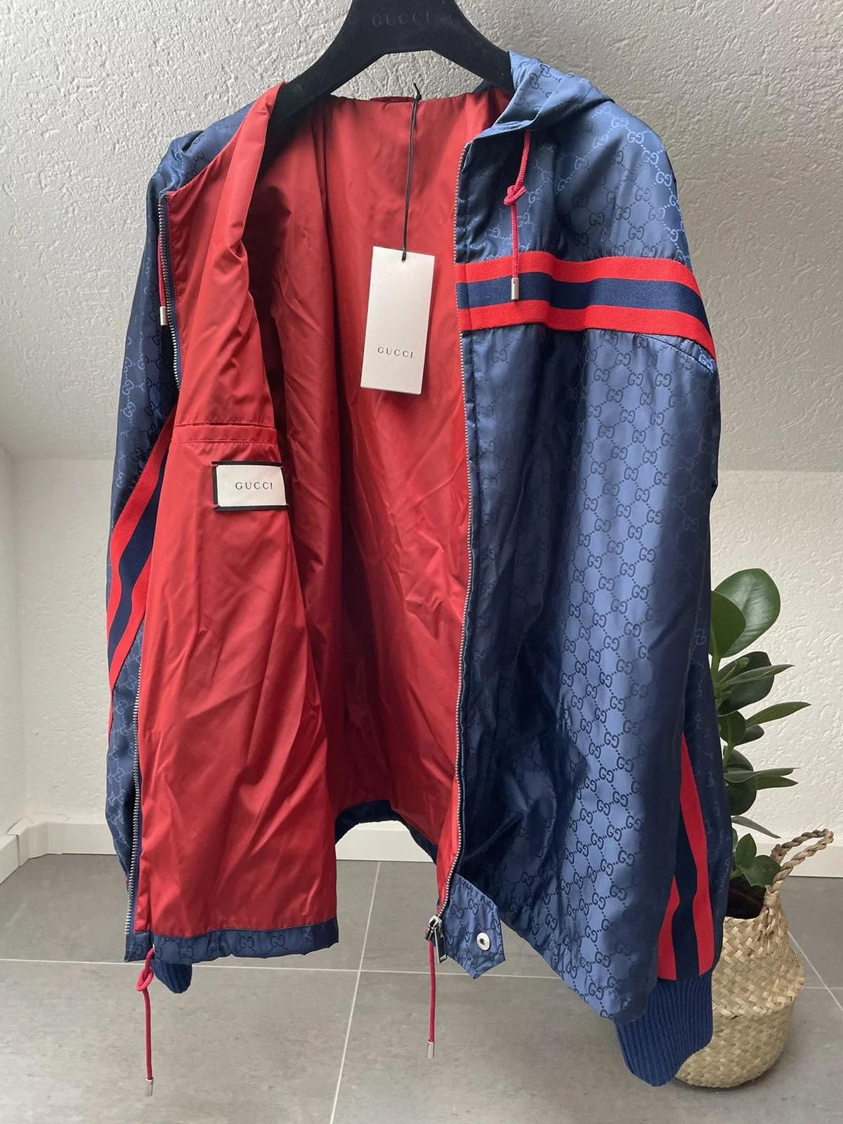 Gucci Light Jackets Gucci GG jacquard nylon jacket Multi