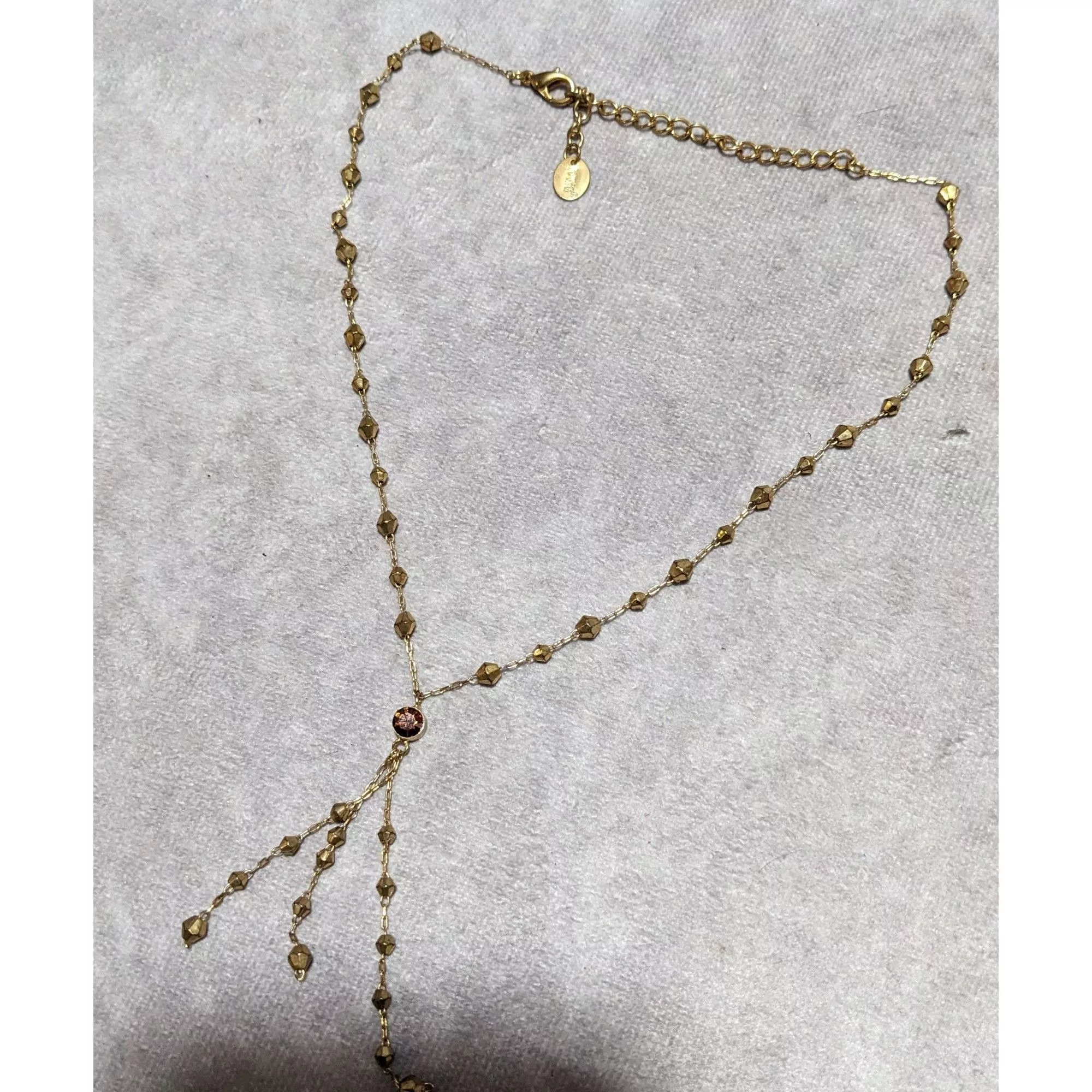 Other Necklaces Other Y2K Icing Gold Beaded Tassel Necklace