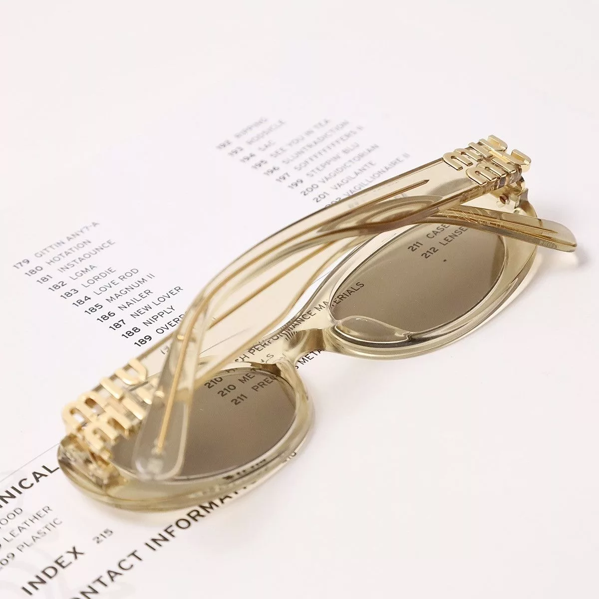 Miu Miu Sunglasses MIU MIU 0MU 06ZS SUNGLASSES Multi