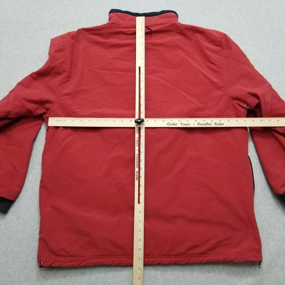 Other Bombers Other Wearfirst Jacket Mens XL Red Full Zip Pockets