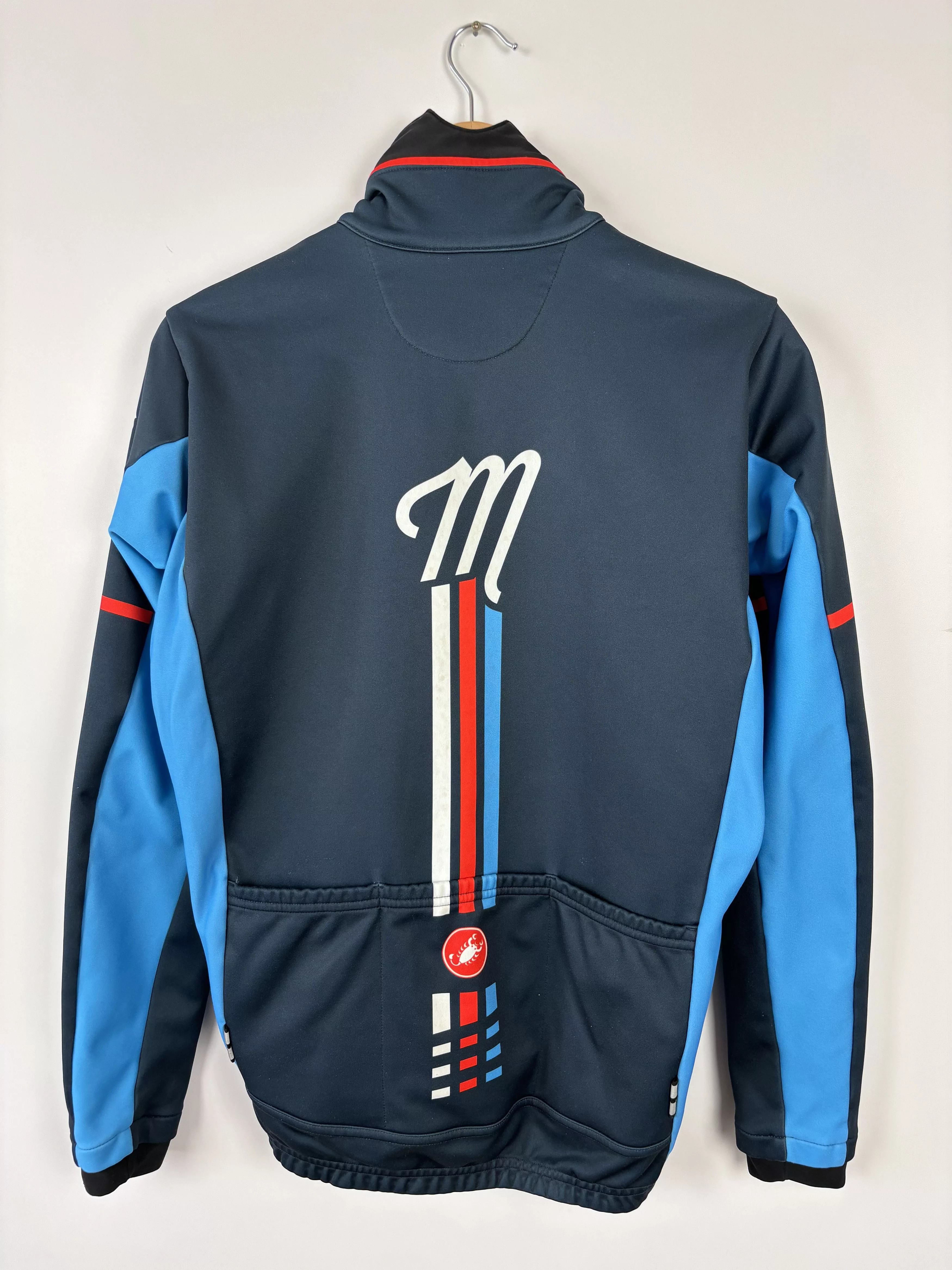 Other Jerseys Other Castelli Mutsaars Bikes Softshell Windstopper Cycling Jacket Blue Sportswear