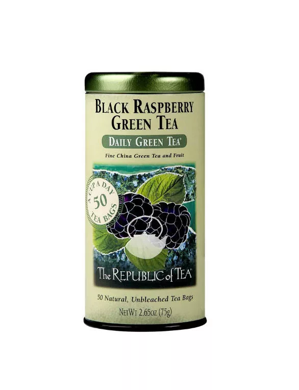 Black Raspberry Green Tea Bags 50