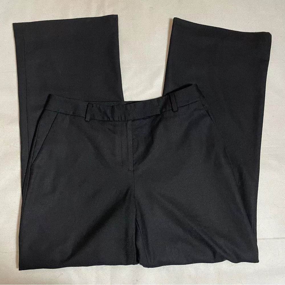 Talbots Pants Talbots Heritage Wool Black Straight Leg Pants Size 10