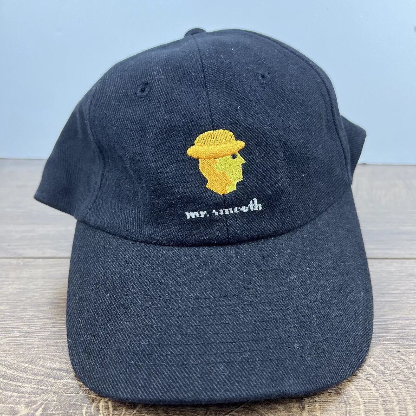 Other Hats Other Mr. Smooth Hat Smooth Black Hat Adjustable Adult Size Hat Bl