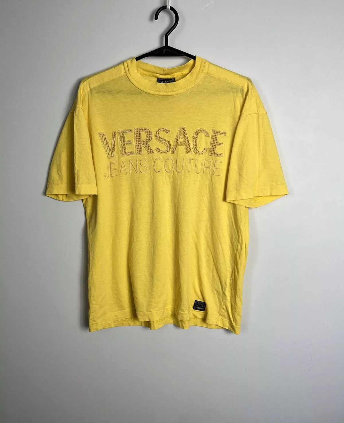 Versace Short Sleeve T Shirts Versace × Versace Jeans Couture × Vintage Tshirt Versace Jeans Couture big logo vintage 90’s Multi