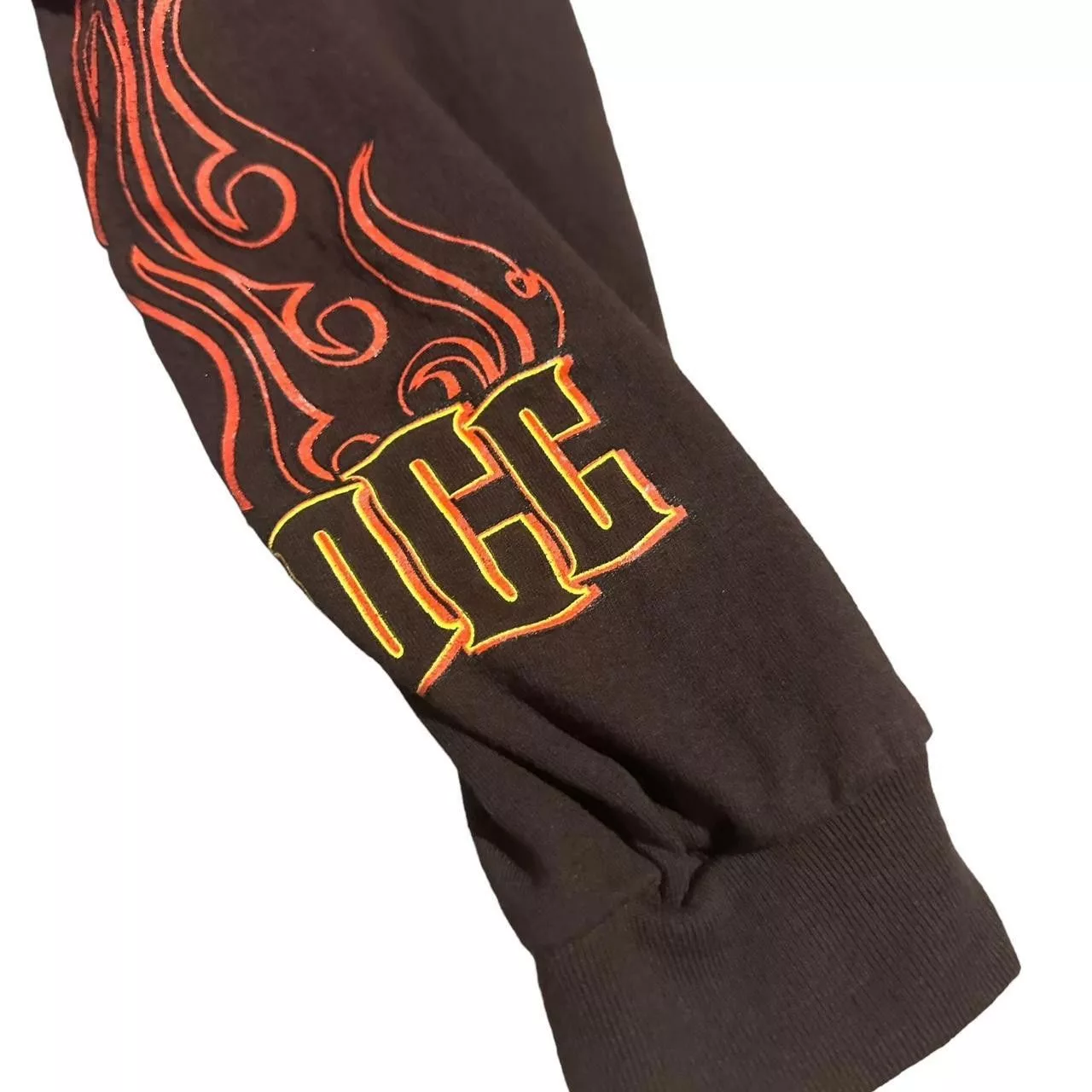 Designer Shirts Button Ups Designer Vintage 90s Orange County Choppers Long-Sleeve Shirt Brown