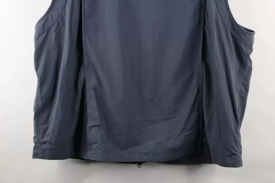 Duluth Trading Company Light Jackets Duluth Trading Company × Vintage Duluth Trading Co On the Fly Full Zip Vest Jacket Steel Blue