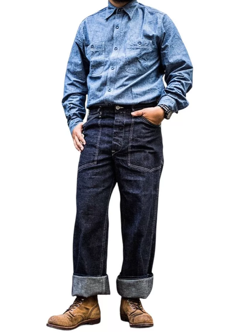 Buzz Rickson's Denim Buzz Rickson's Buzz Rickson’s Trousers Denim Blue