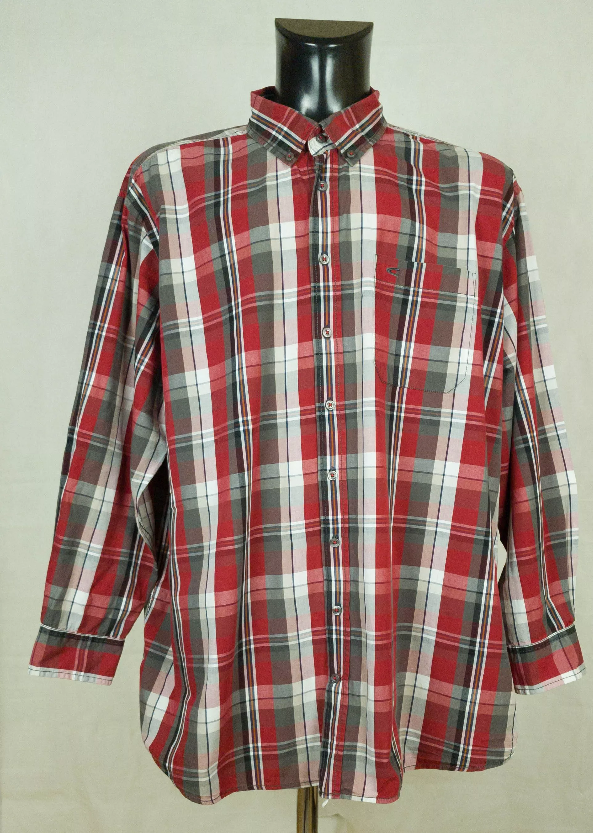camel active Shirts Button Ups -- MENS CAMEL ACTIVE SHIRT LONG SLEEVE COTTON SIZE 3XL Multi