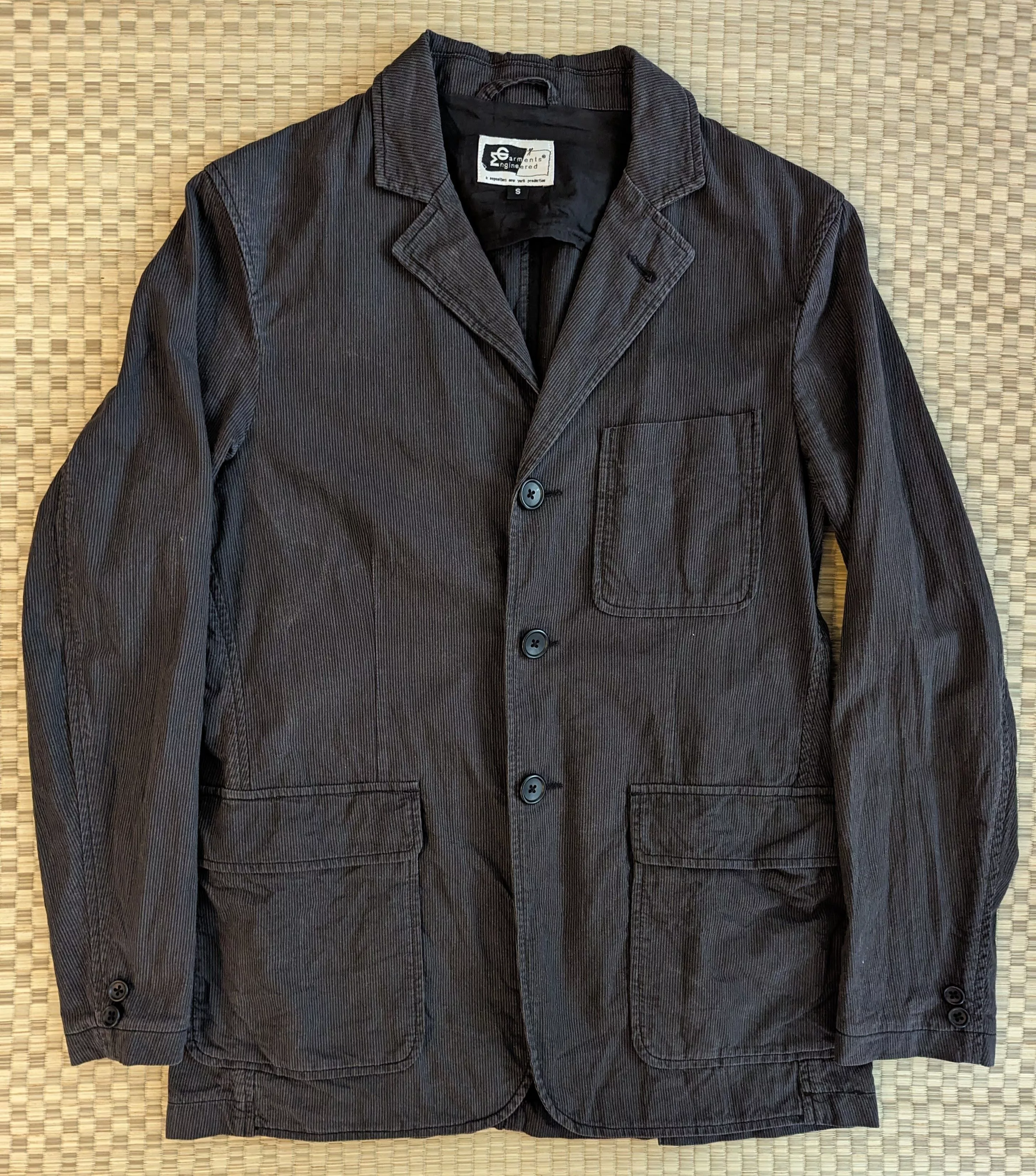Engineered Garments Light Jackets Engineered Garments 100% Cotton Chore Coat Made in USA Black