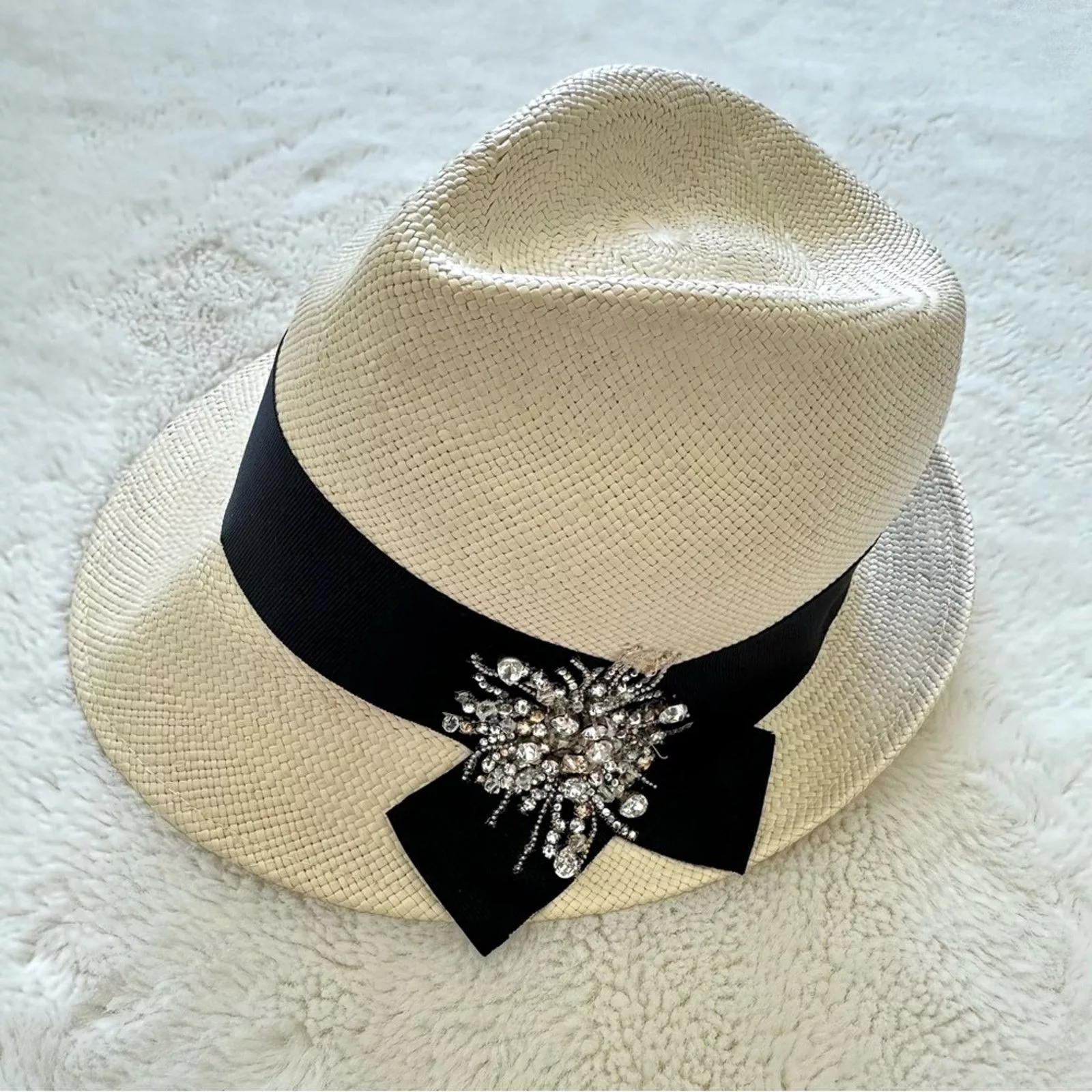 Brunello Cucinelli Hats NEW!!! Brunello Cucinelli Fedora Hat with Brooch $1795 Brown
