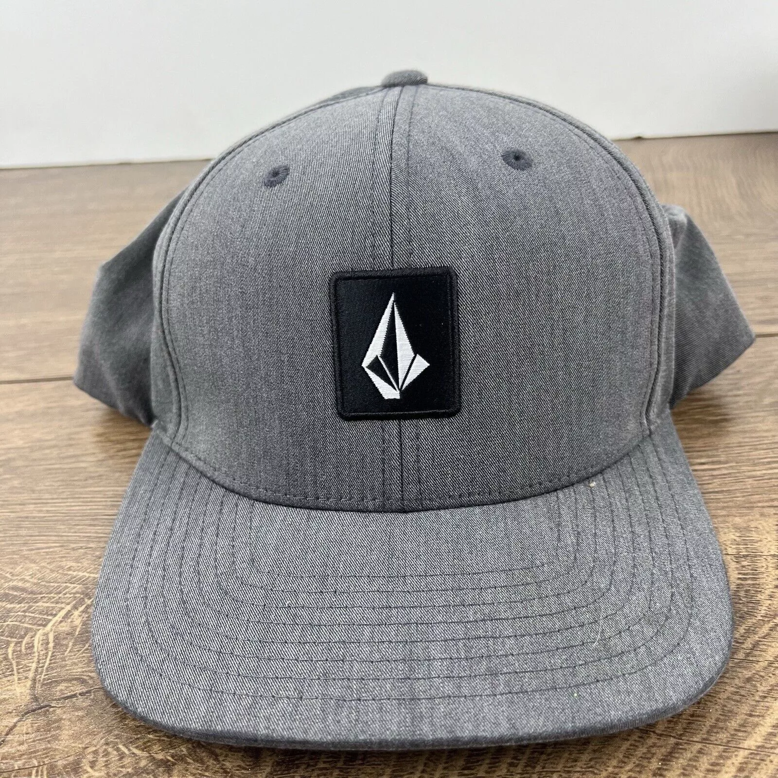 Other Hats Other Diamond Hat Crystal Diamond Snapback Hat Gray Adjustable Hat