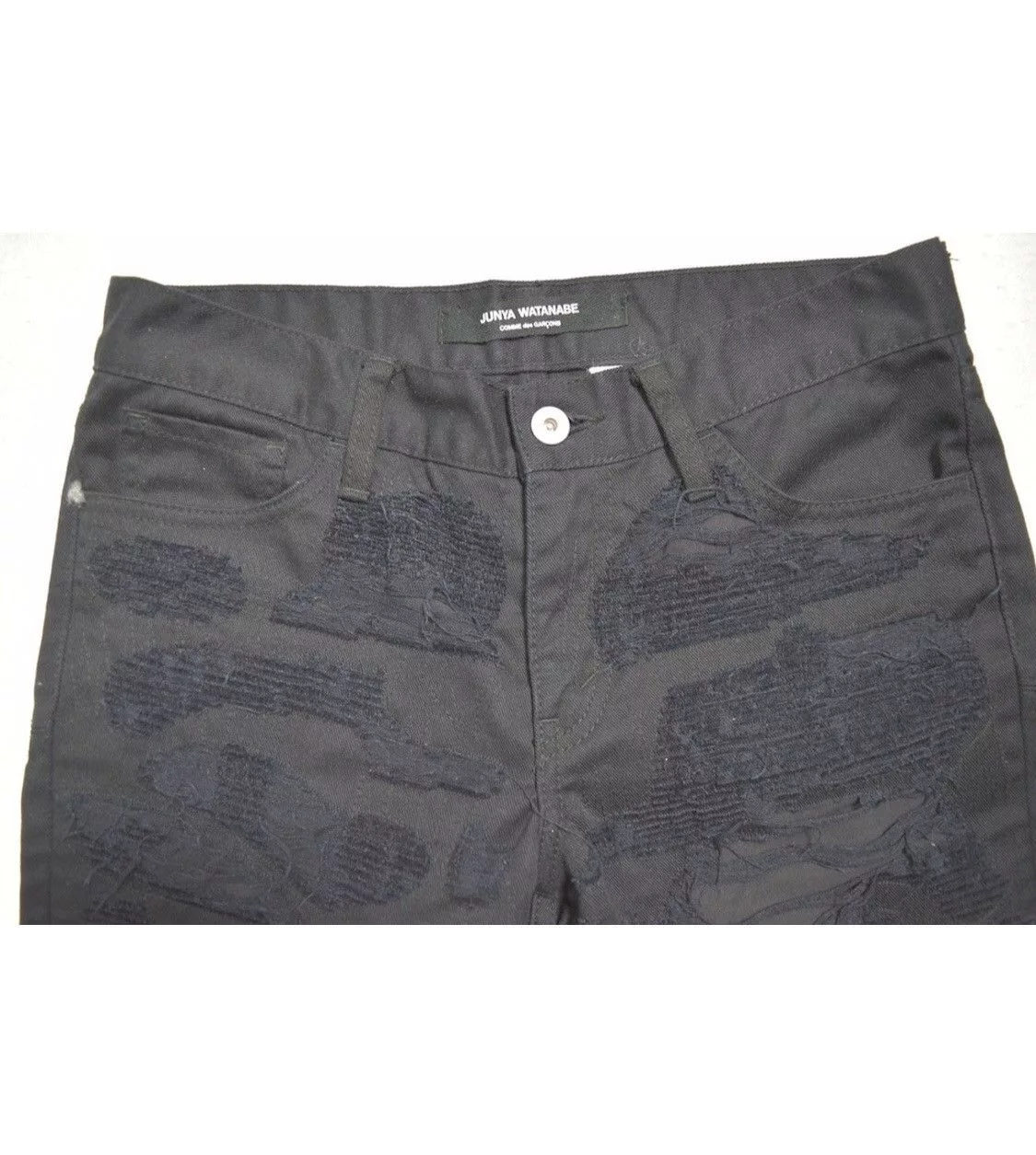 Comme des Garcons Denim Comme des Garcons × Junya Watanabe Junya Watanabe Comme Des Garçons AD2011 Distresed Denim Black