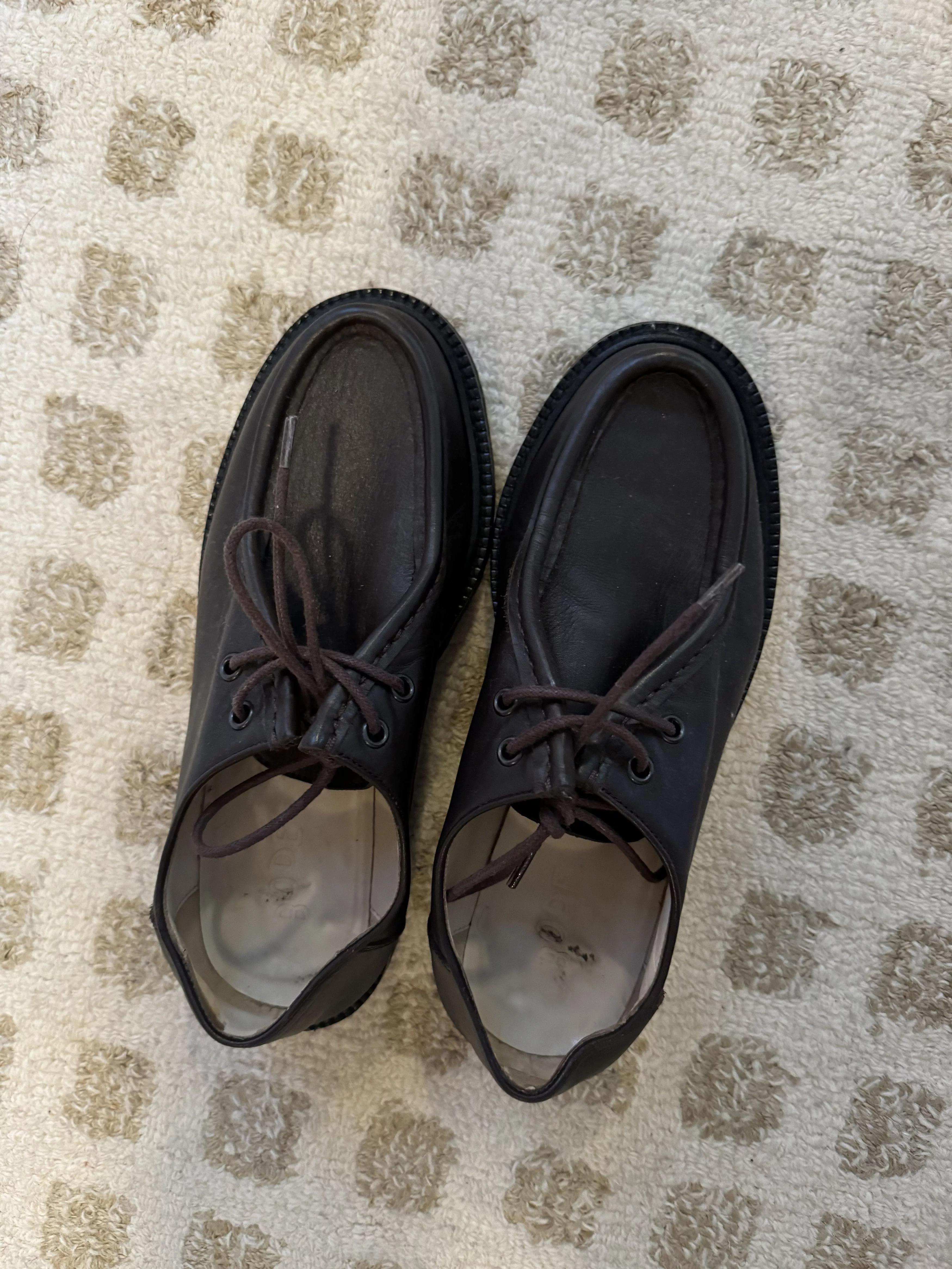 Bode Casual Leather Shoes Bode Brown Leather University Shoes