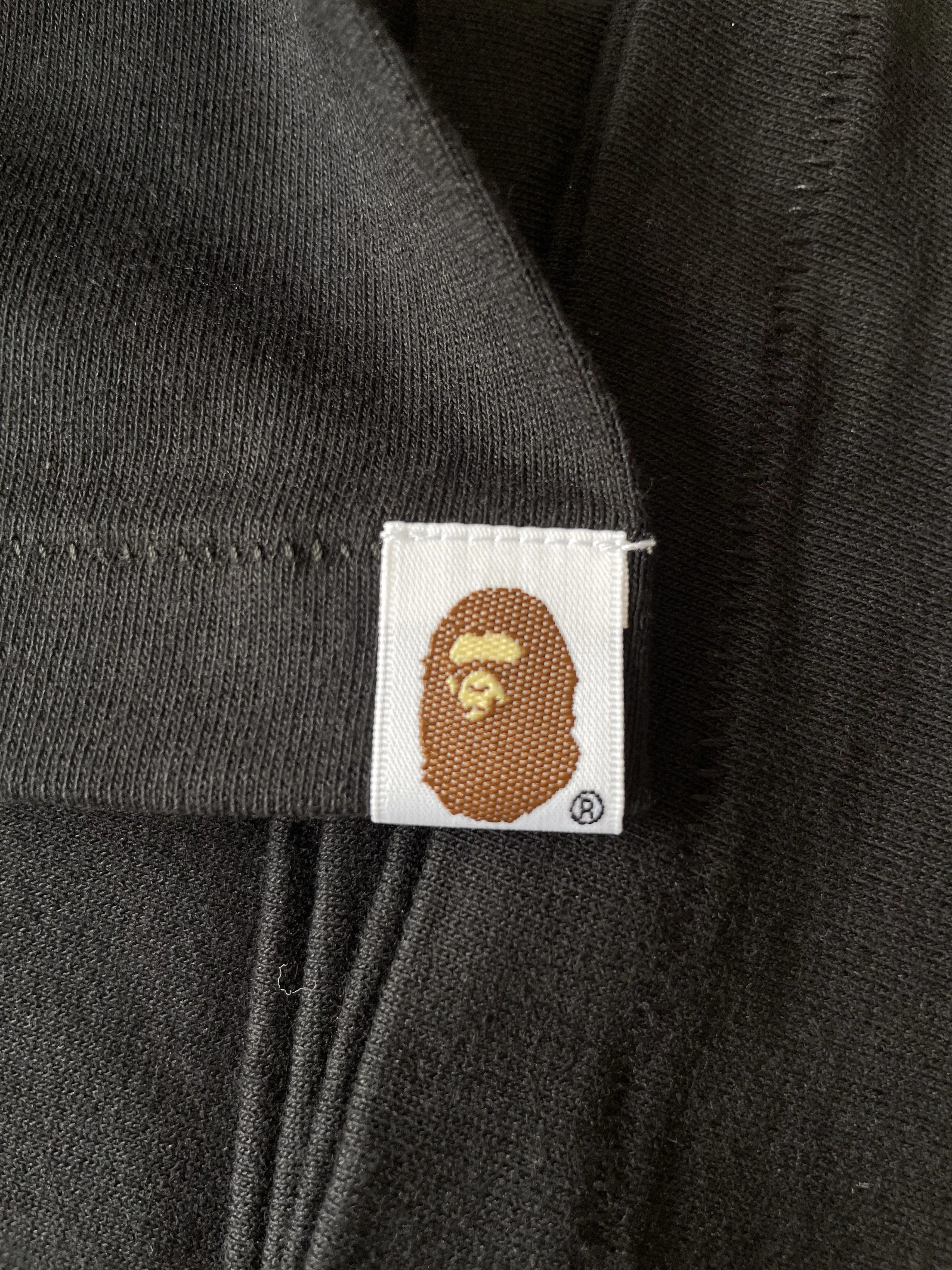 Bape Short Sleeve T Shirts BAPE JAPANESE SEAL TEE Black