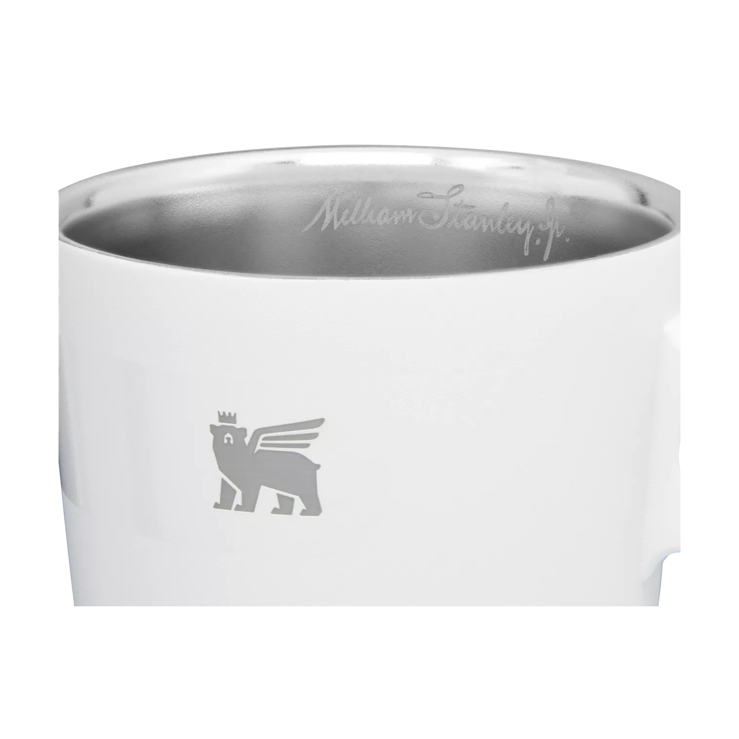 Stanley 10.6 OZ Cafe Latte Cup with Circular Handle in Pale Stone