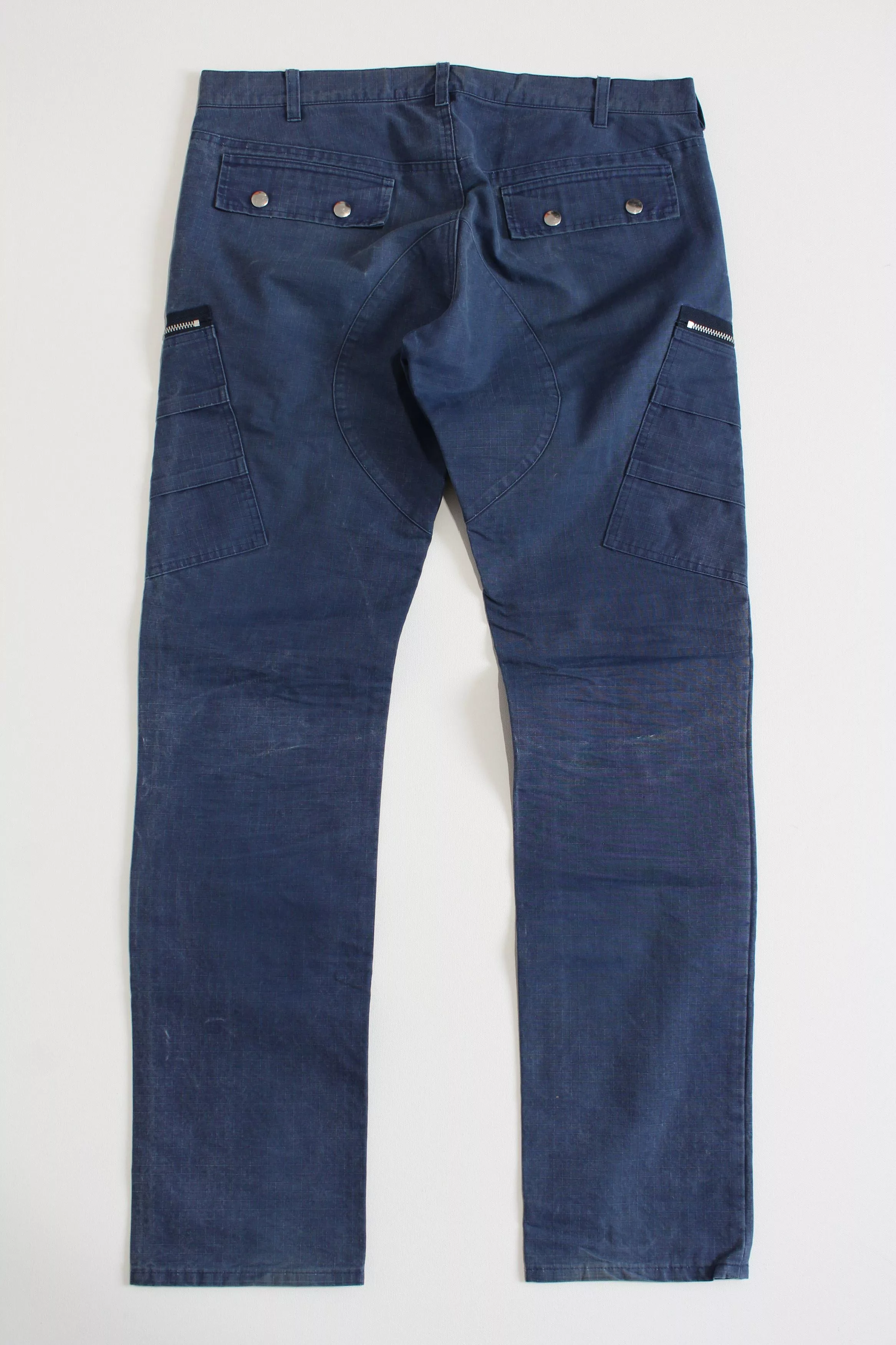 Undercover Casual Pants Undercover Vertical Cargo Pants Blue