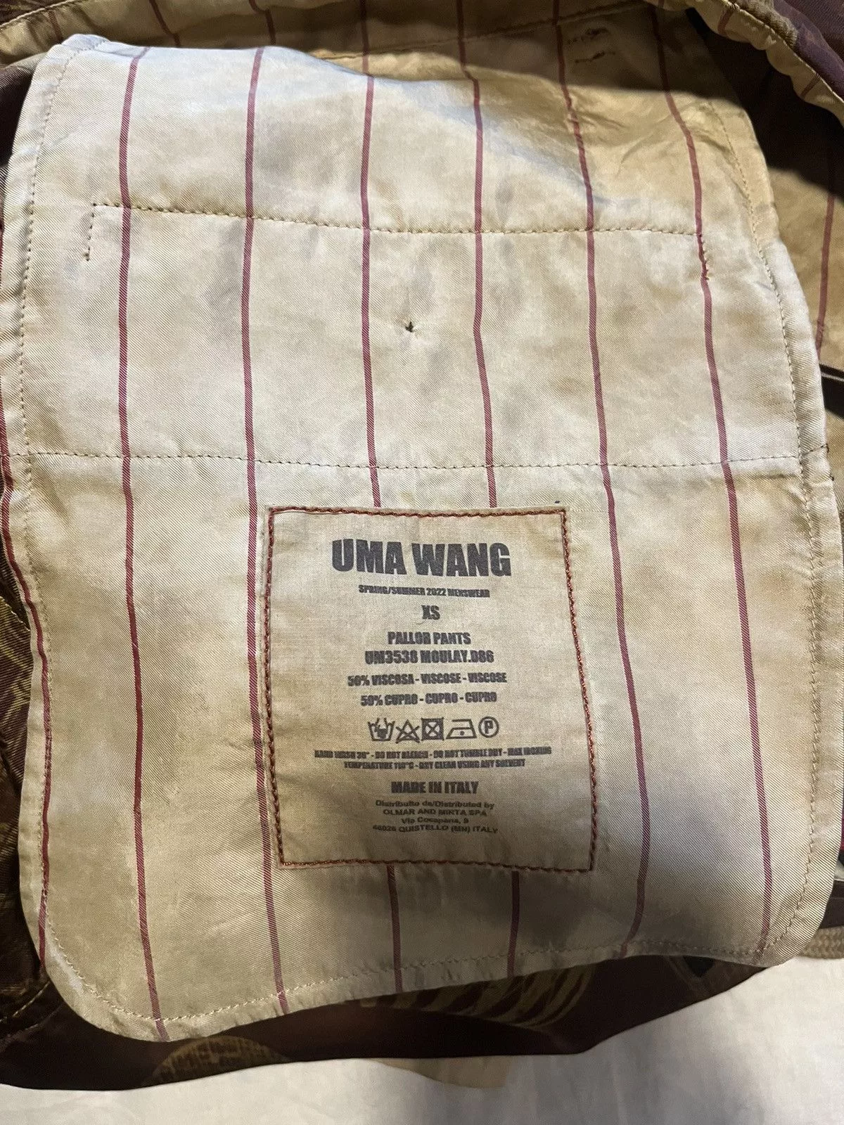Uma Wang Shorts Uma Wang pallor pants. Brown