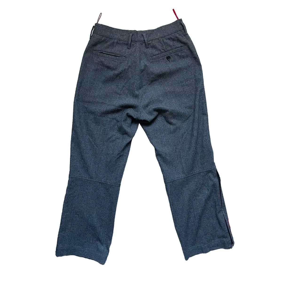 Prada Casual Pants Prada Wool Pants Gray