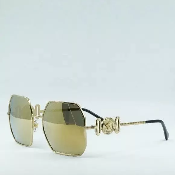 Versace Sunglasses NEW VERSACE VE2248-10027P Gold