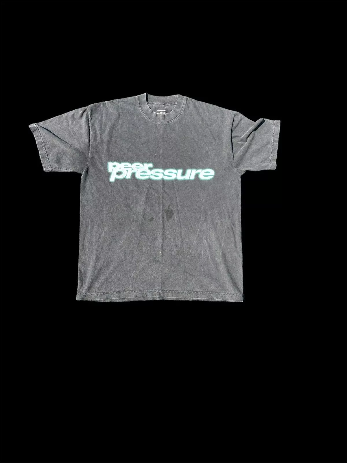 Drake Short Sleeve T Shirts Drake It’s All a Blur Tour “Peer Pressure” tee Gray