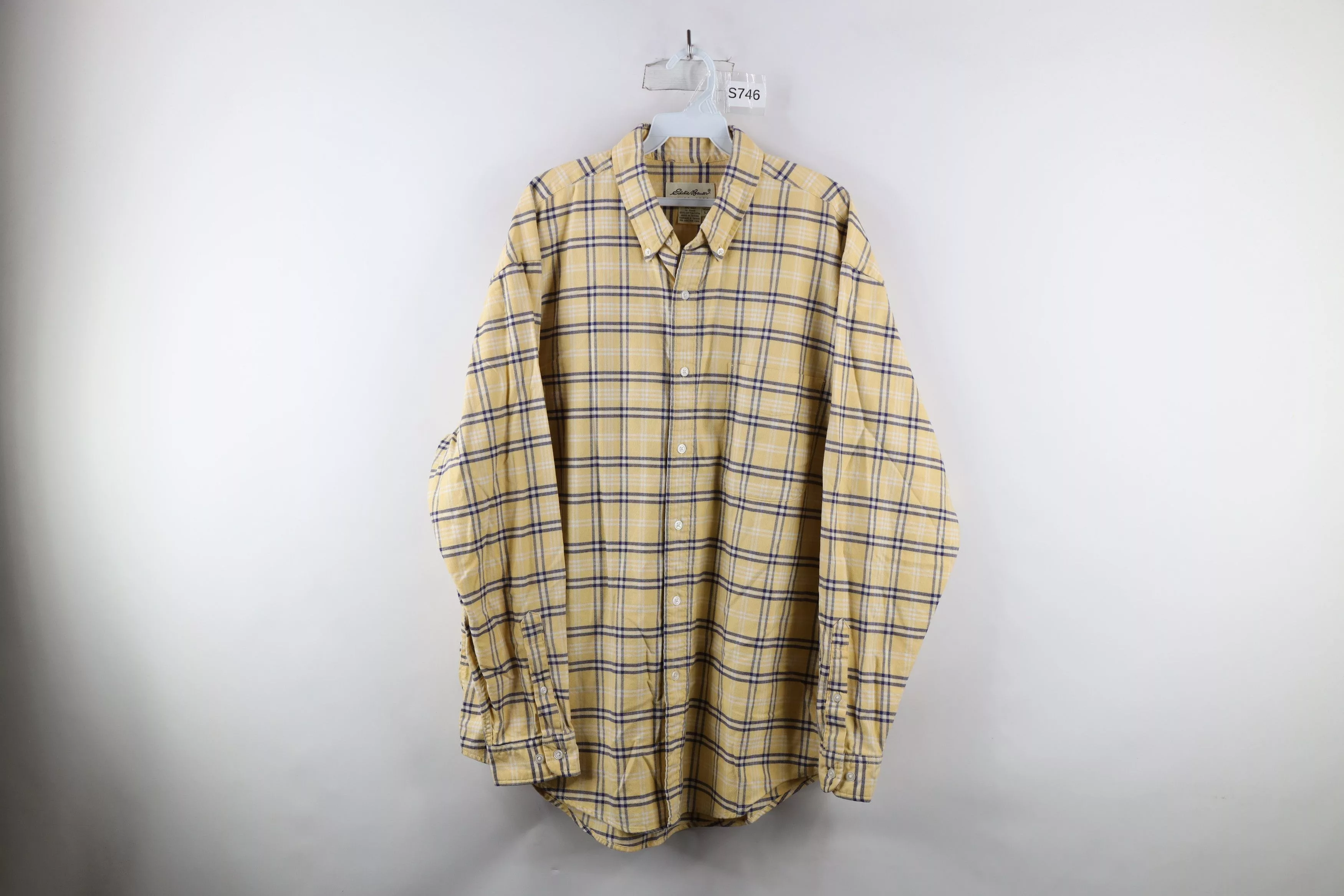 Eddie Bauer Shirts Button Ups Eddie Bauer × Vintage Vintage 90s Eddie Bauer Heavyweight Button Down Shirt Plaid Multi