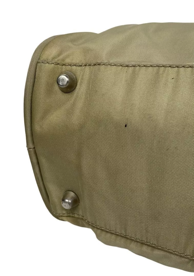 Prada Shoulder Bags Prada Tessuto Nylon Shoulder Bag Green