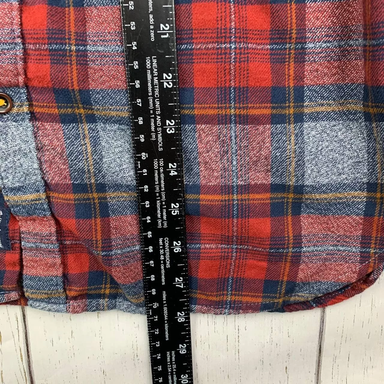 Other Shirts Button Ups Other Denim & Flower Medium Plaid Long Sleeve Button Down Shirt Multi