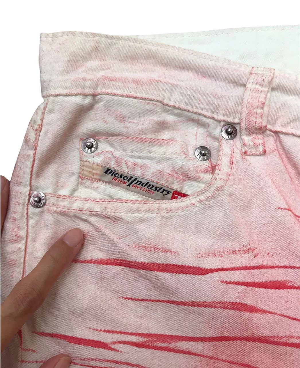 Diesel Casual Pants Diesel FullPrint Art Punk Design Pants Multi