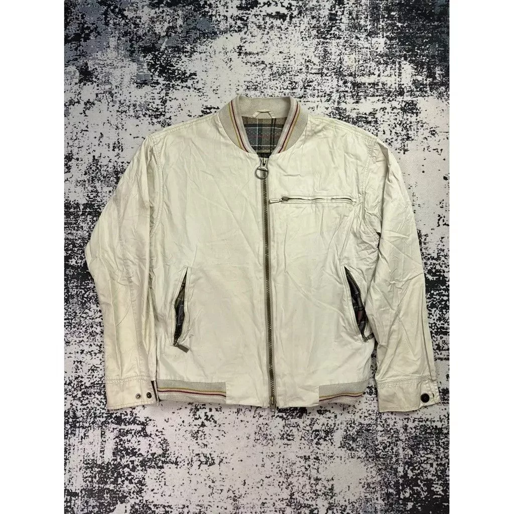 Barbour Light Jackets Barbour Jacket Full Pattern Beige Size M