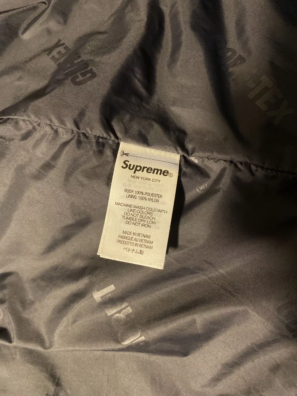 Goretex Light Jackets Goretex × Supreme Supreme Nas and DMX GoreTex Shell Jacket Blue