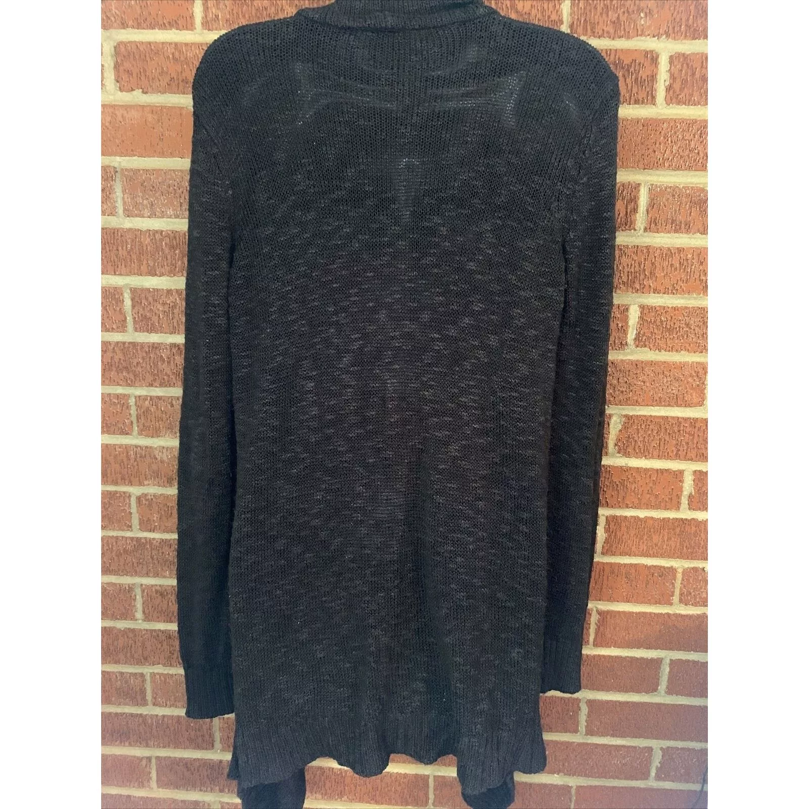 Other Sweaters Other New Directions Womens Waterfall Cardigan Black Medium