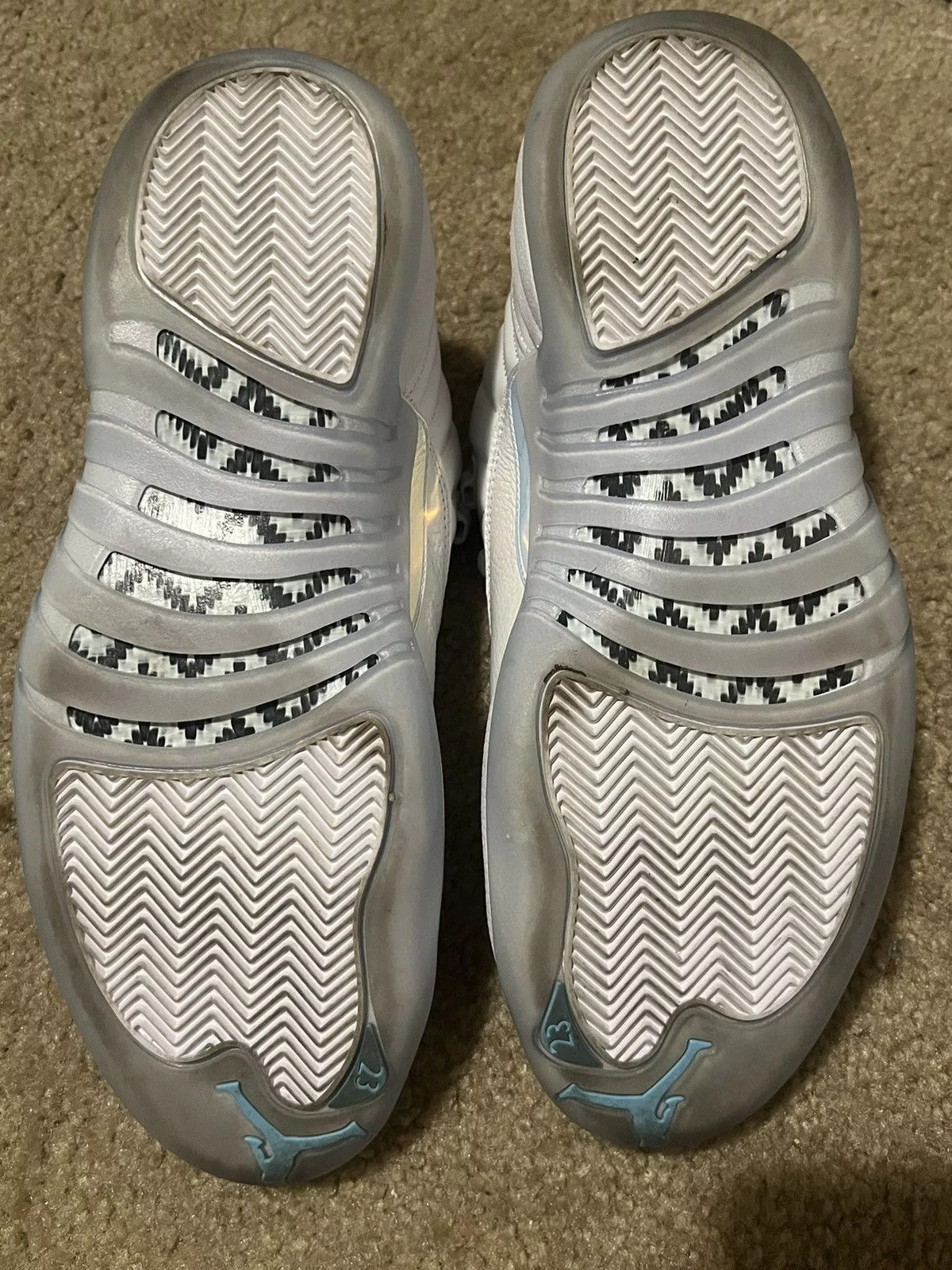 Jordan Brand Low Top Sneakers Jordan Brand Retro 12 Easter White